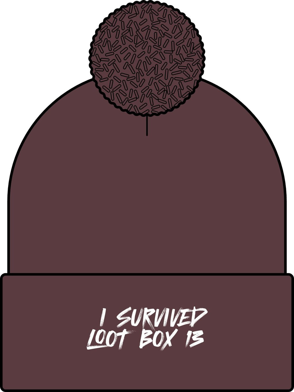 I Survived Loot Box 13 Pom Beanie