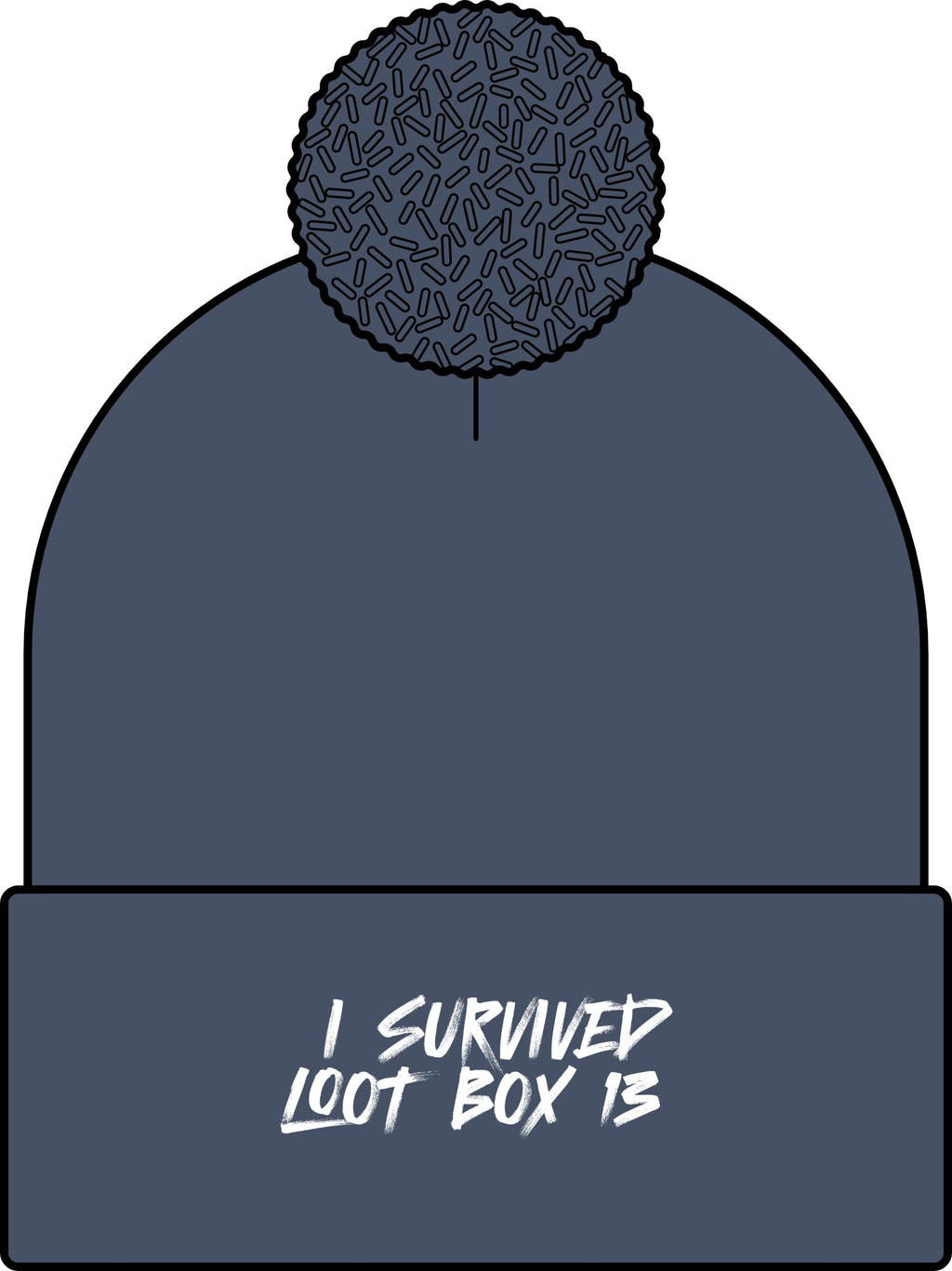 I Survived Loot Box 13 Pom Beanie