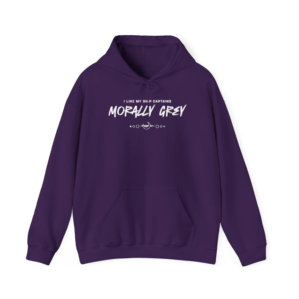 I Like My Ship Captains Morally Grey Hoodie - Colors