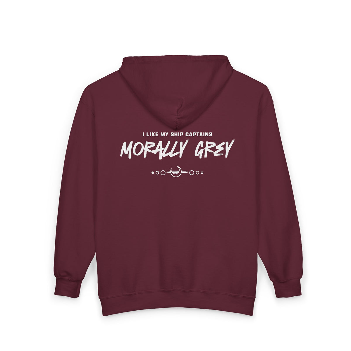 I Like My Ship Captains Morally Grey Zip Hoodie