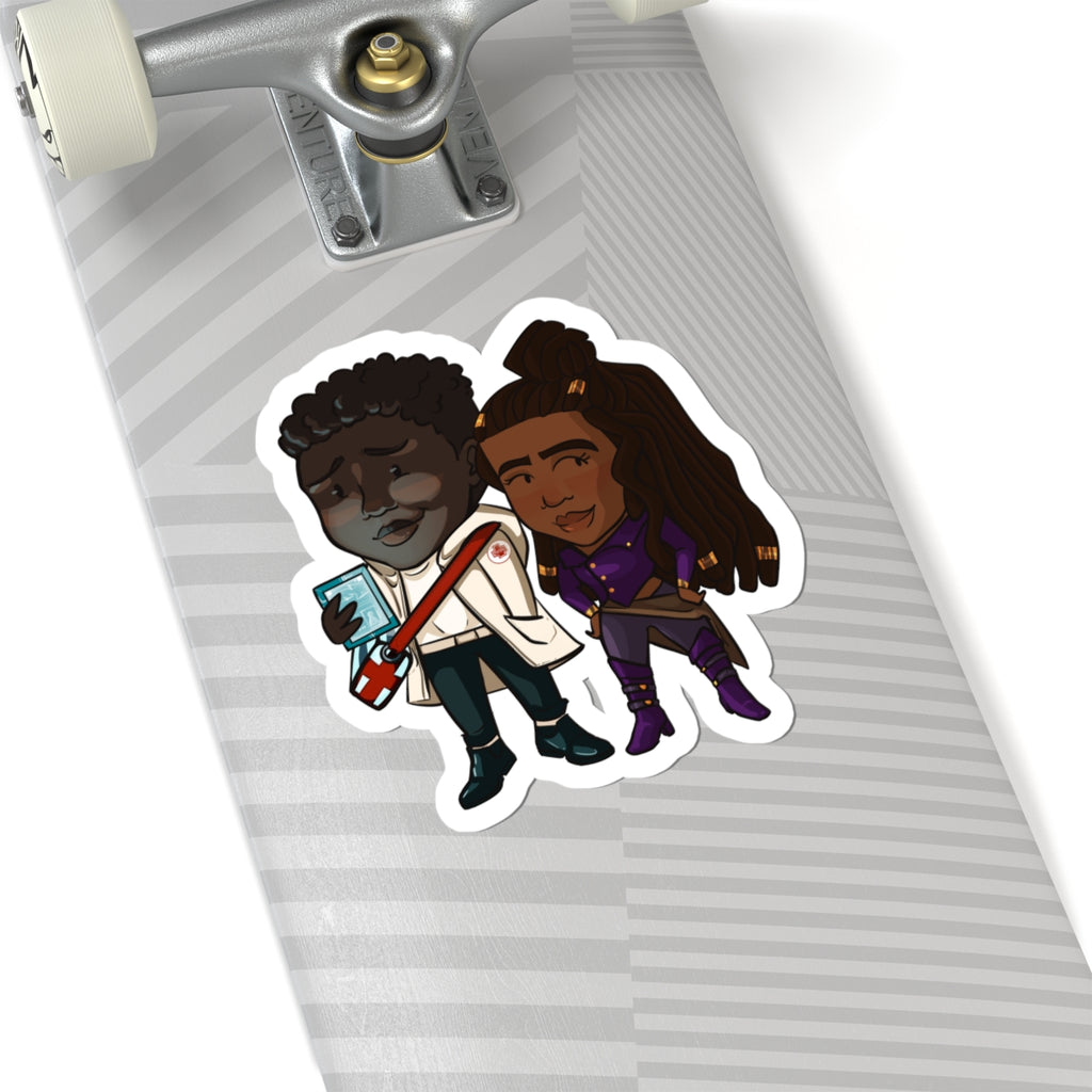 Minn and Farlow Sticker (Chibi-Style)