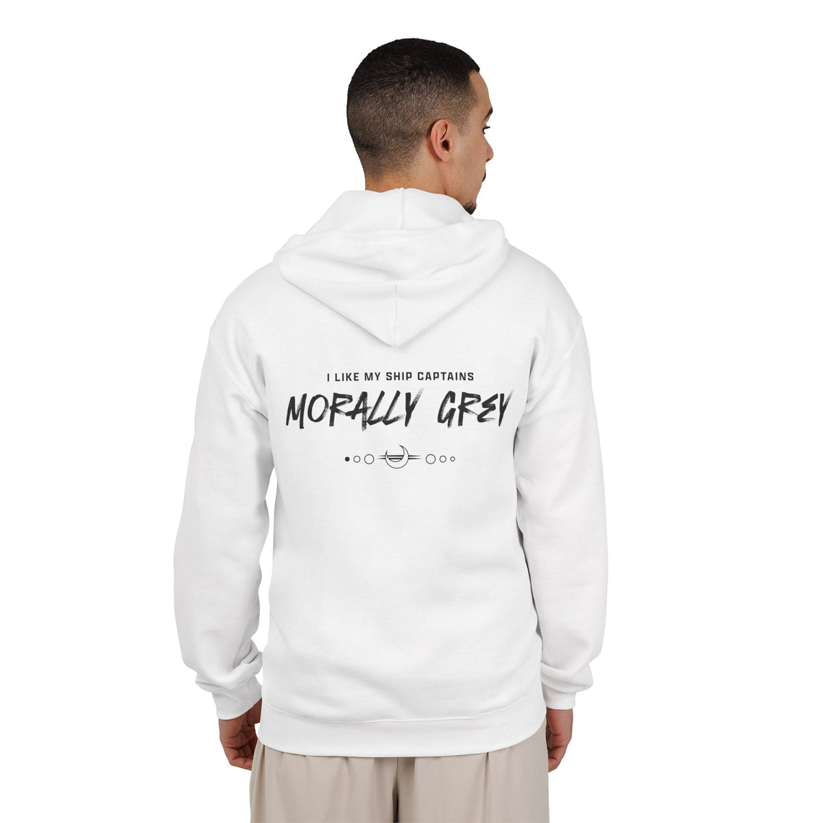 I Like My Ship Captains Morally Grey Zip Hoodie