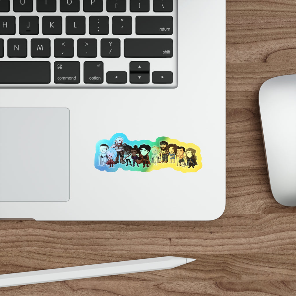 Everybody Holographic Sticker (Chibi-Style)