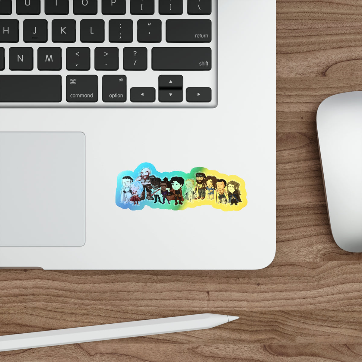 Everybody Holographic Sticker (Chibi-Style)