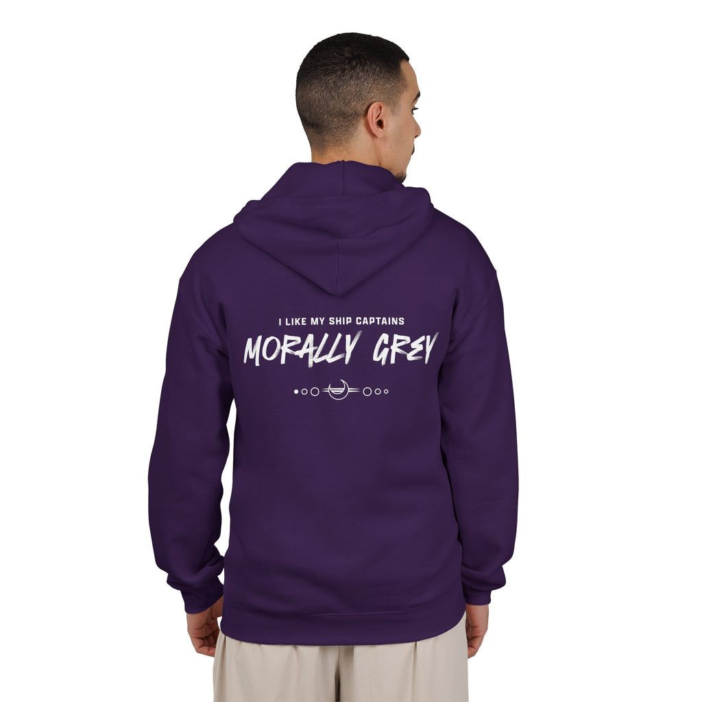 I Like My Ship Captains Morally Grey Zip Hoodie