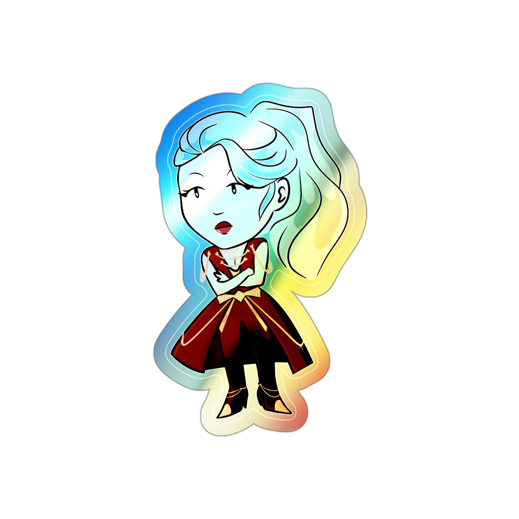 Dalia Holographic Sticker (Chibi-Style)