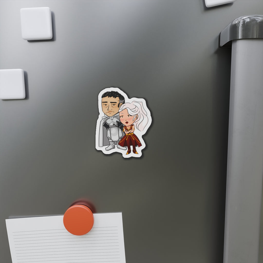 Dalia and Rook Magnet (Chibi-Style)