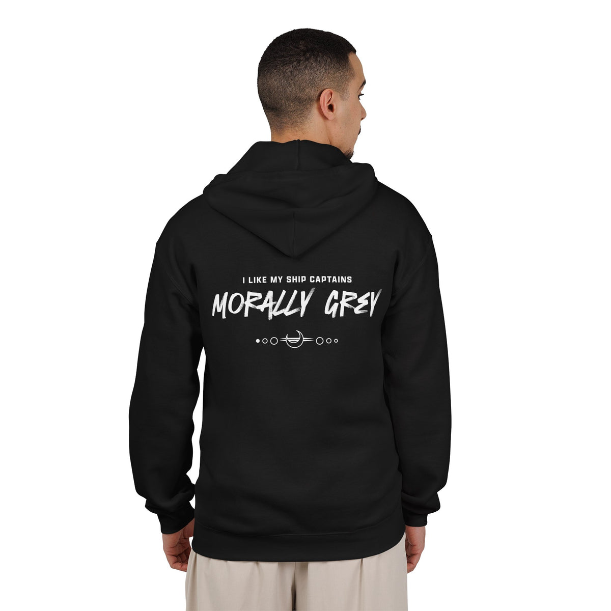 I Like My Ship Captains Morally Grey Zip Hoodie