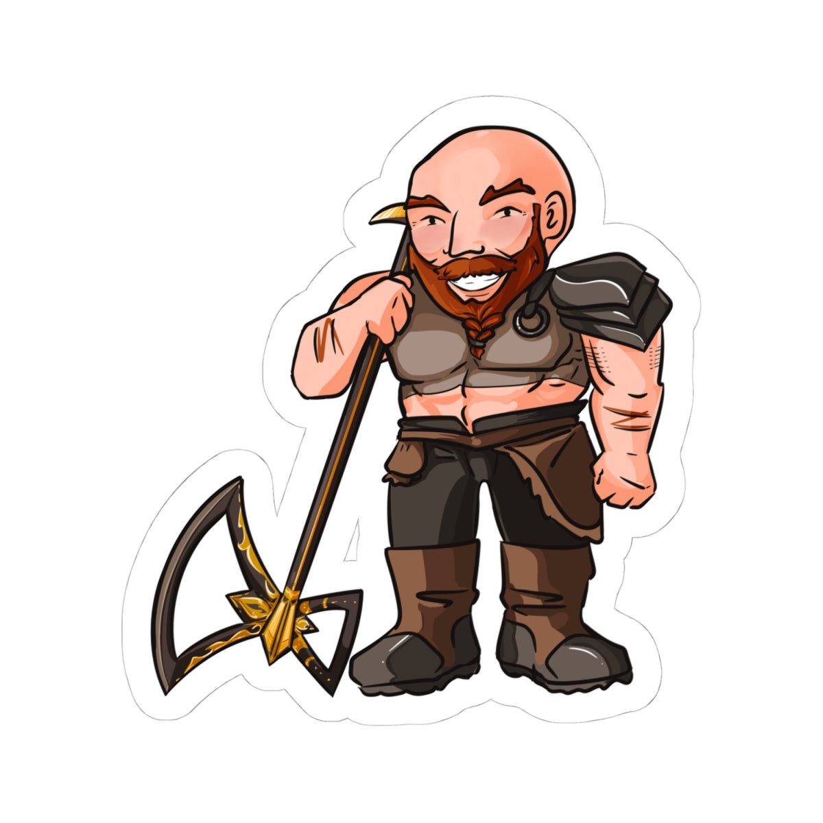 Mars Sticker (Chibi-Style)