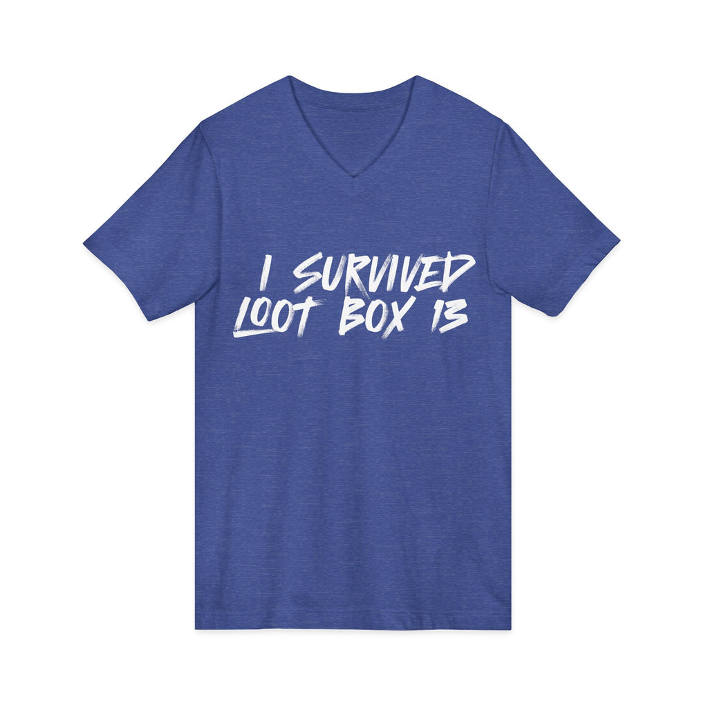I Survived Loot Box 13 V-Neck Tee