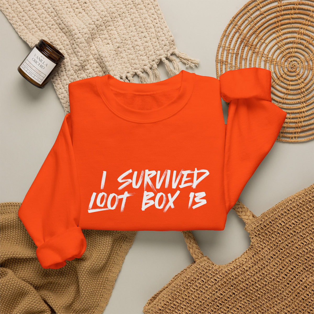 I Survived Loot Box 13 Crewneck Sweatshirt - Colors