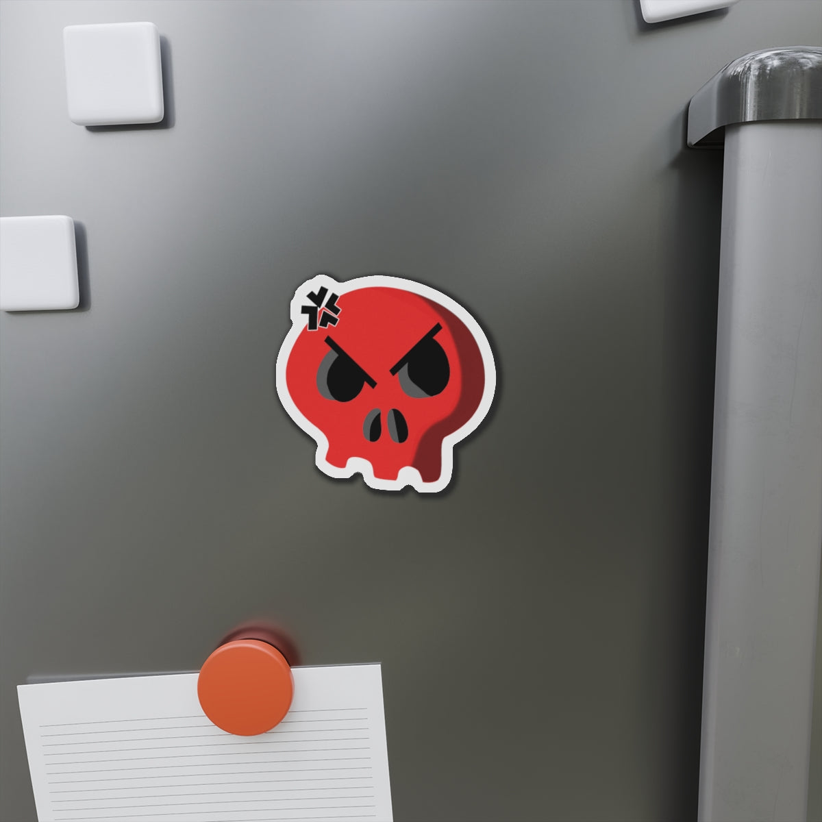 Angry Skull Magnet