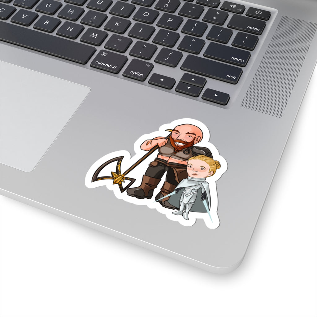 Dot and Mars Sticker (Chibi-Style)