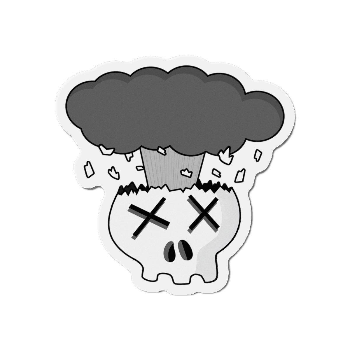 Mindblown Skull Magnet