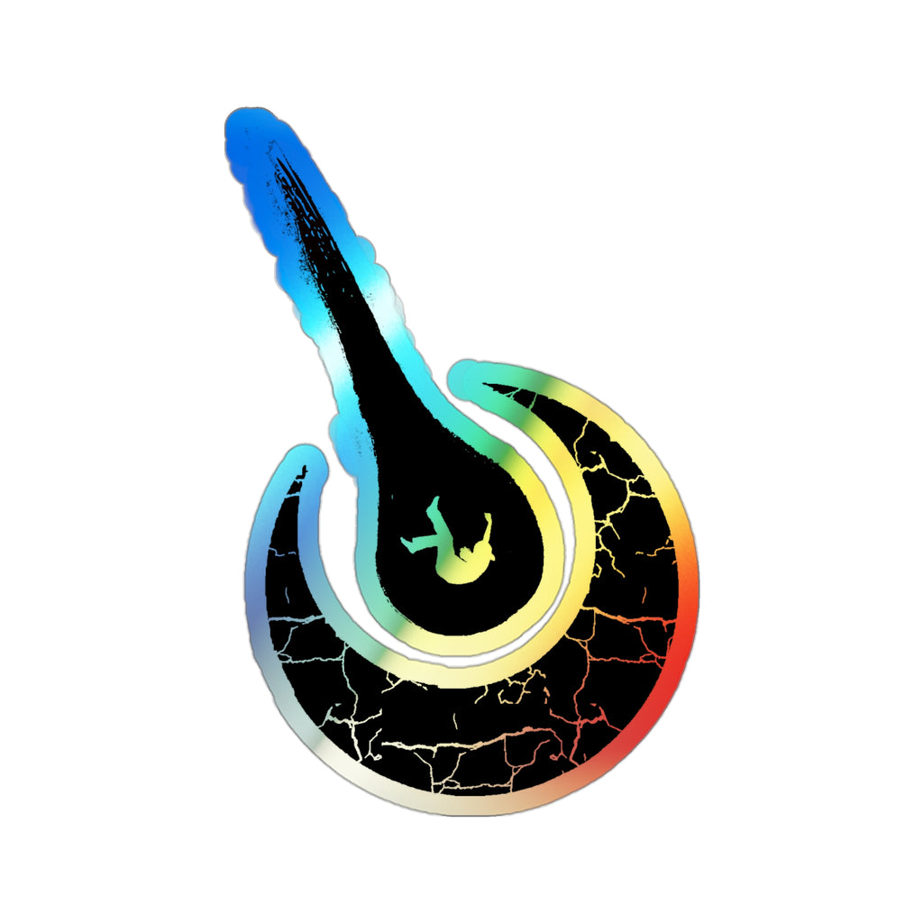Maurice Africh Logo Holographic Sticker (Ink)