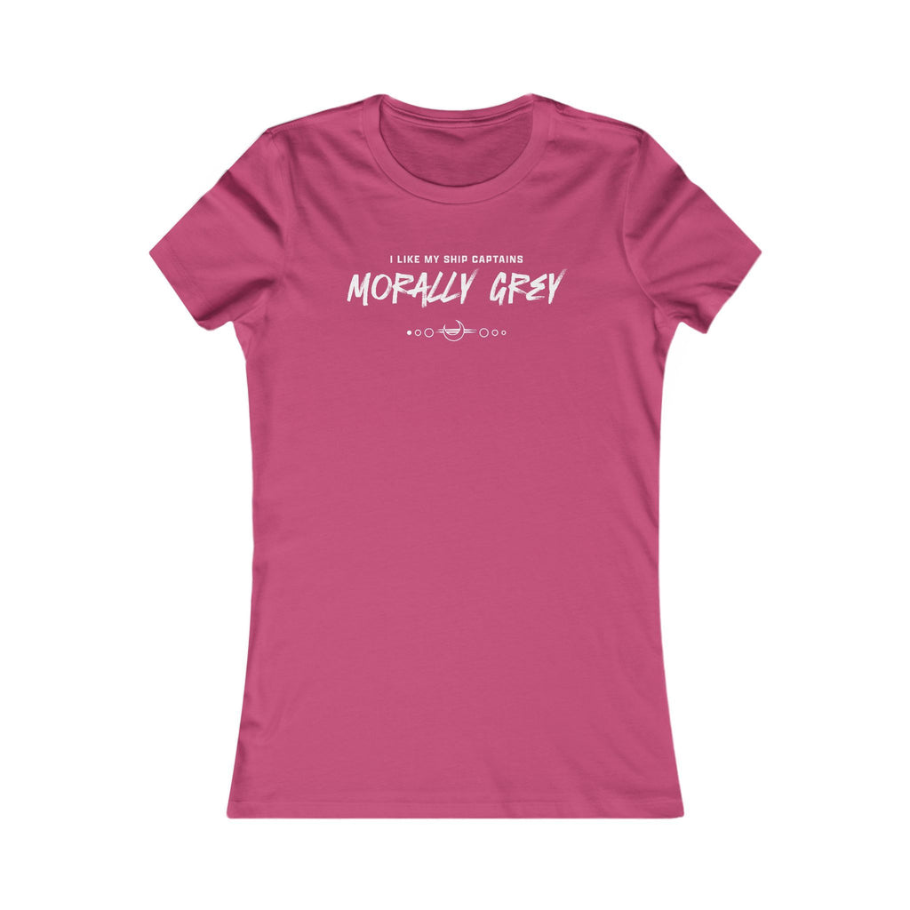 I Like My Ship Captains Morally Grey Women's Tee