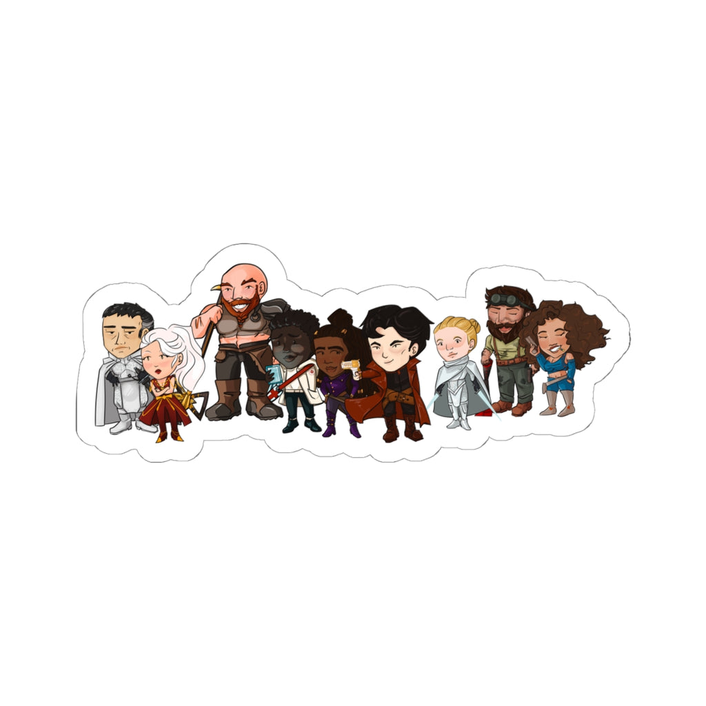 The Crew and Client Sticker (Chibi-Style)