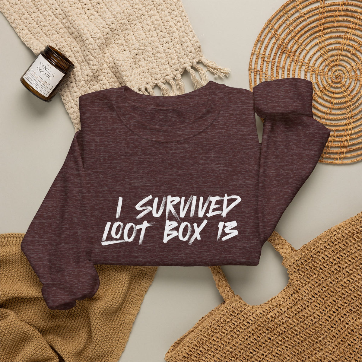 I Survived Loot Box 13 Crewneck Sweatshirt - Colors