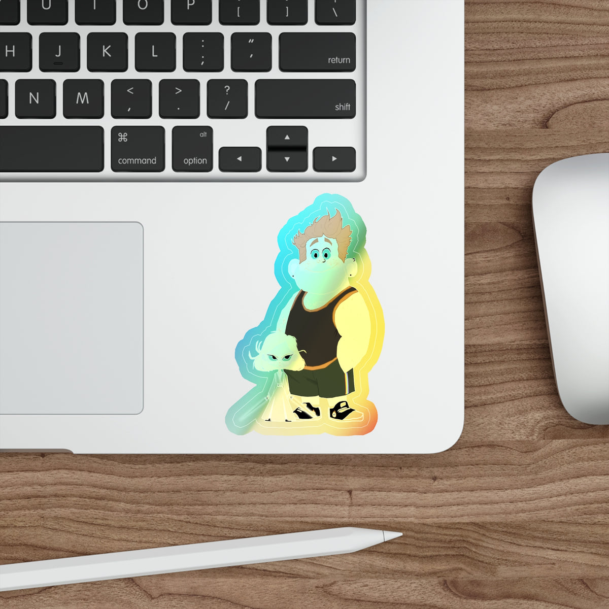 Mars and Dot Holographic Sticker (Kid Crew)
