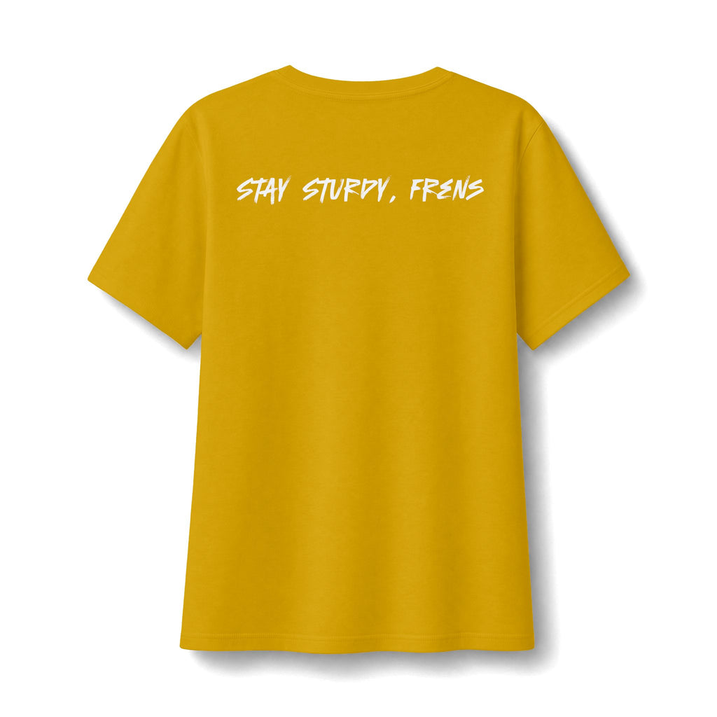 Stay Sturdy, Frens Crest Women's Relaxed V-Neck Tee