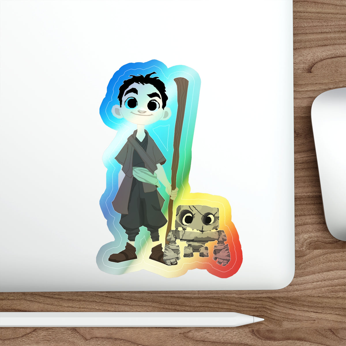 Eddie and Izzy Holographic Sticker (Kid Crew)