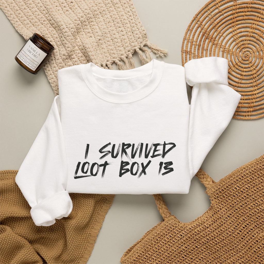 I Survived Loot Box 13 Crewneck Sweatshirt