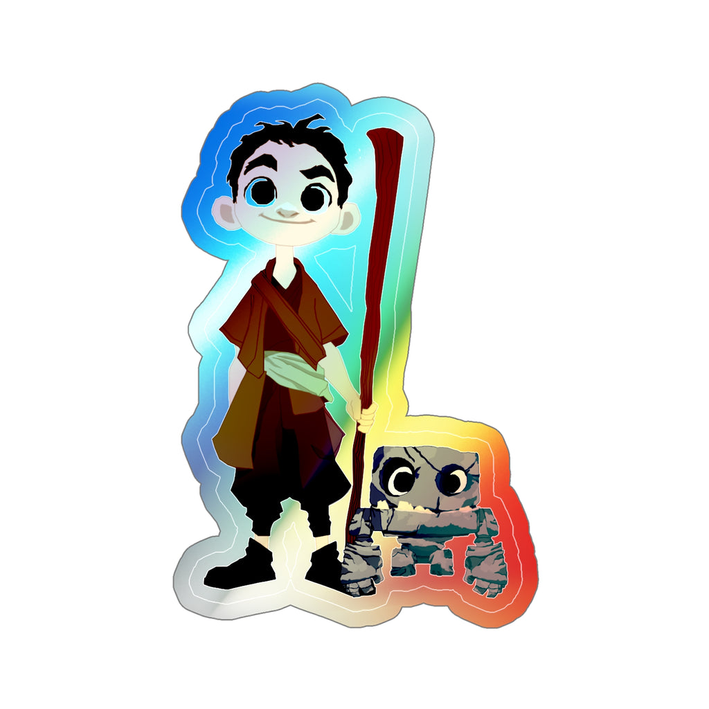 Eddie and Izzy Holographic Sticker (Kid Crew)