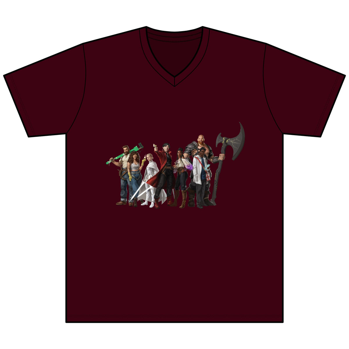 The Crew Heather V-Neck Tee