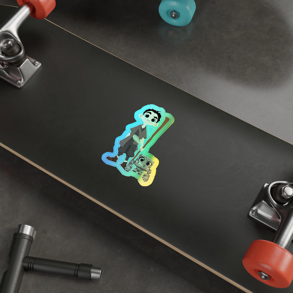 Eddie and Izzy Holographic Sticker (Kid Crew)