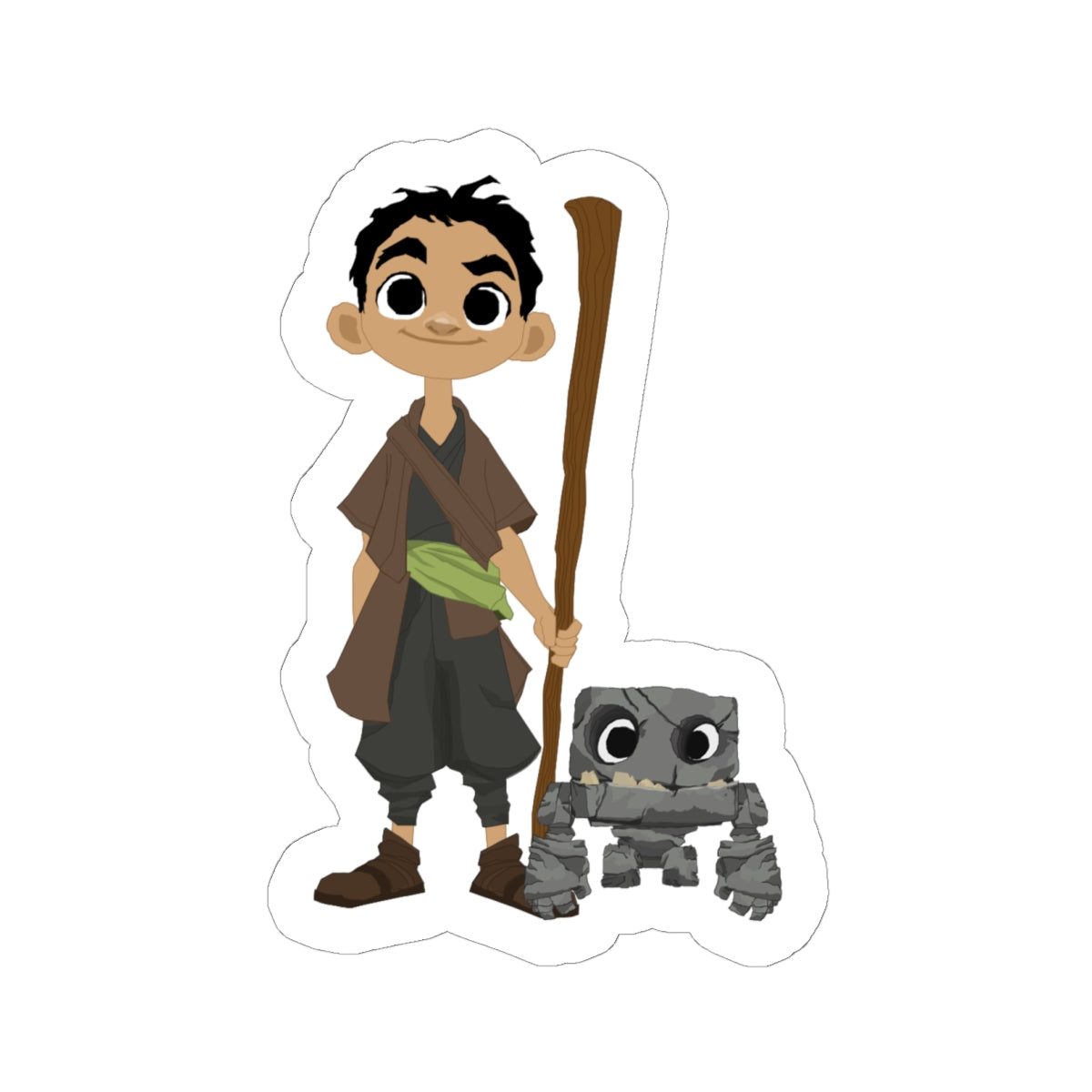 Eddie and Izzy Sticker (Kid Crew)