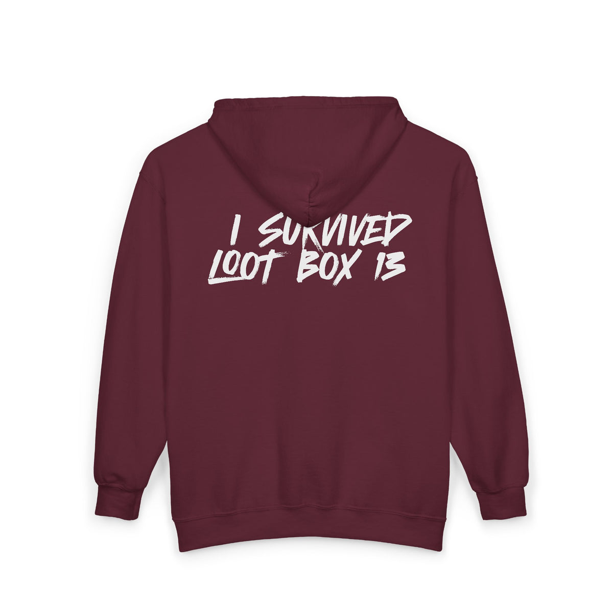 I Survived Loot Box 13 Zip Hoodie