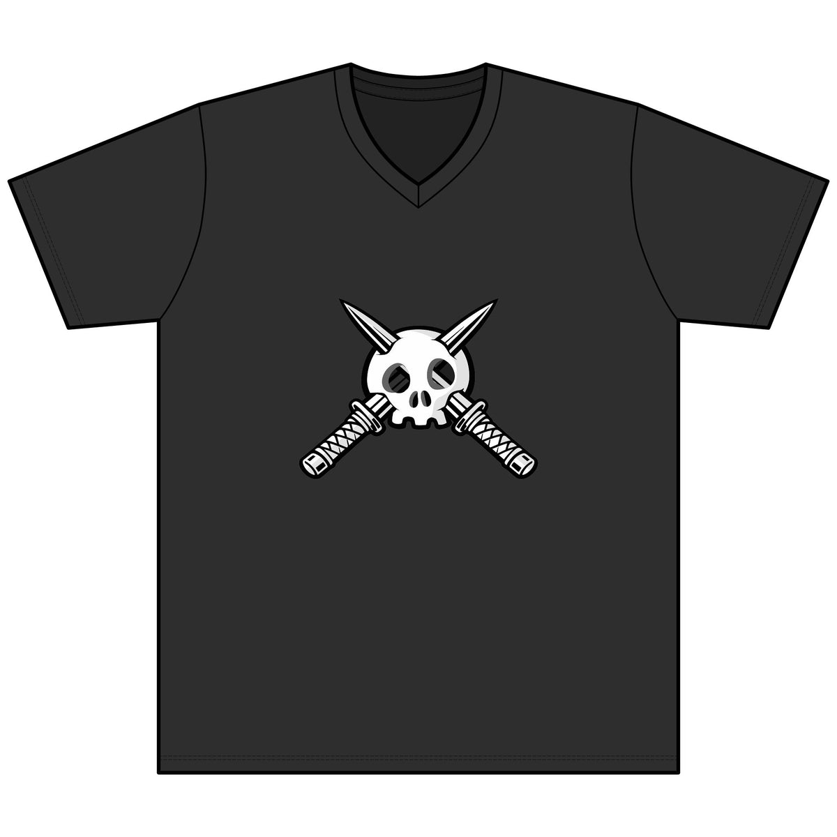 Trench Logo Heather V-Neck Tee