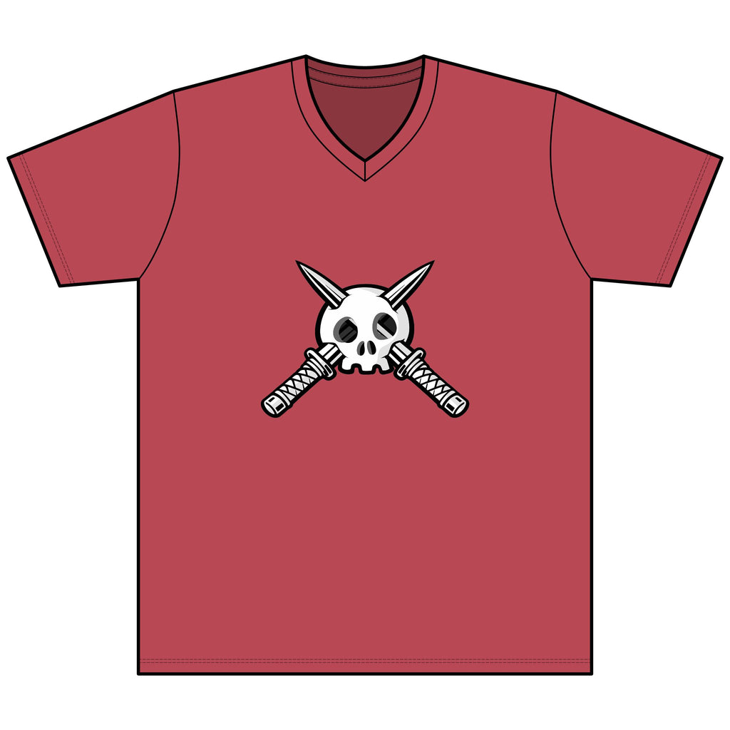 Trench Logo Heather V-Neck Tee