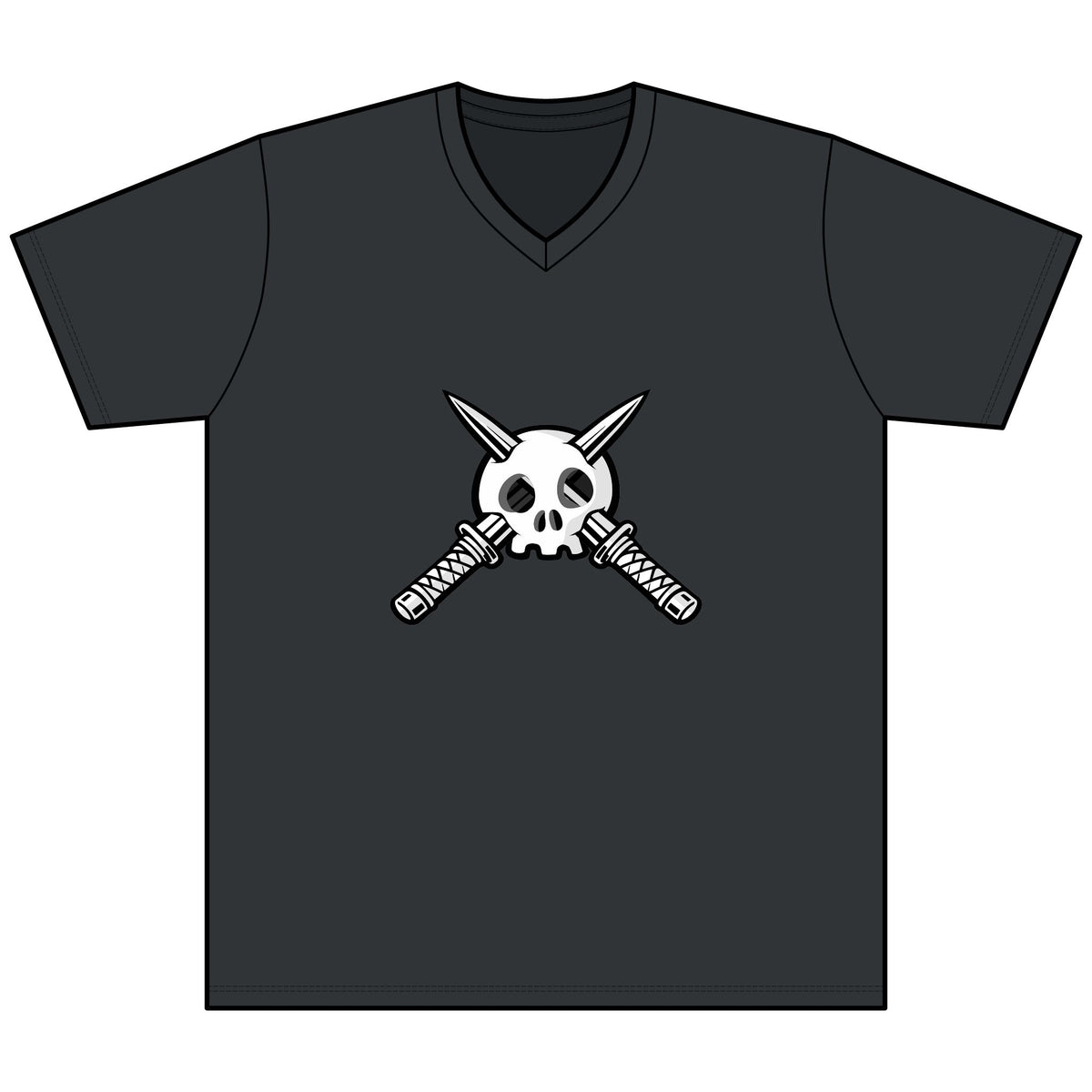 Trench Logo Heather V-Neck Tee