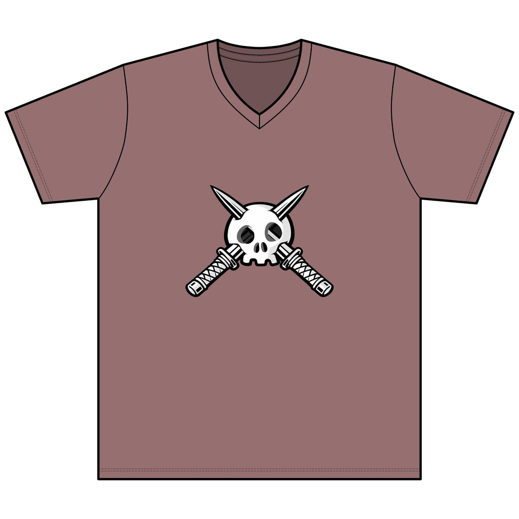 Trench Logo Heather V-Neck Tee
