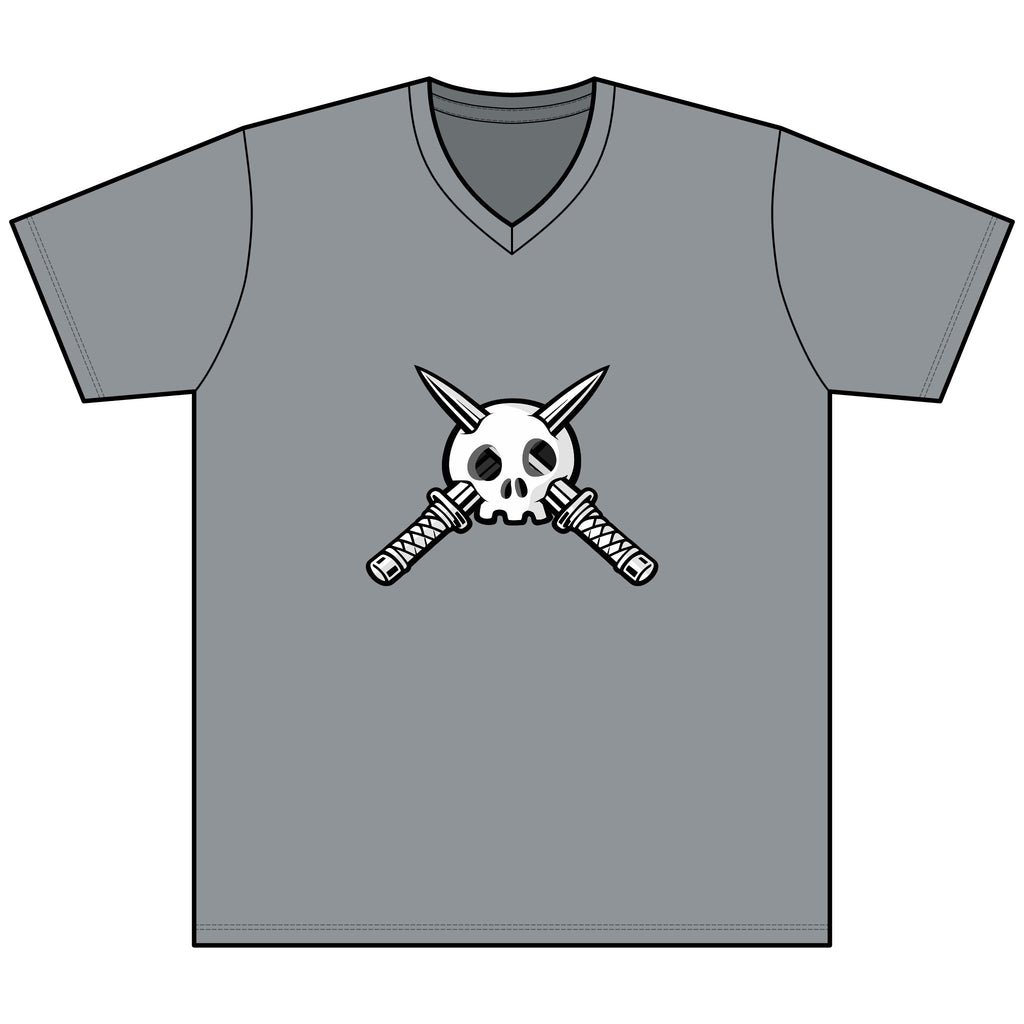 Trench Logo Heather V-Neck Tee