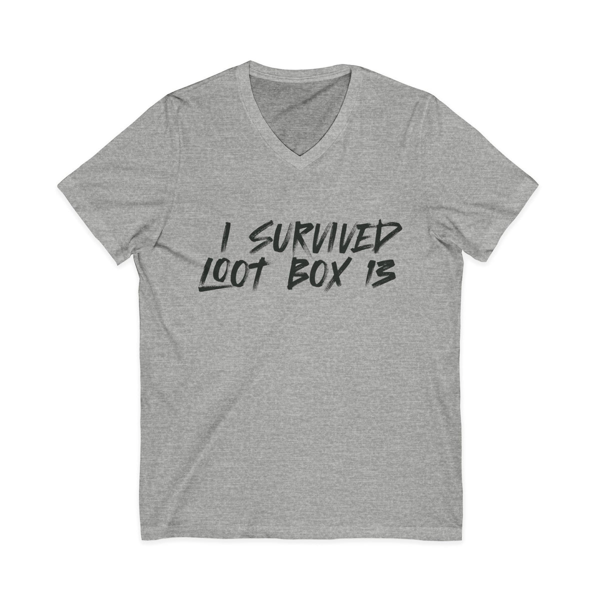 I Survived Loot Box 13 V-Neck Tee