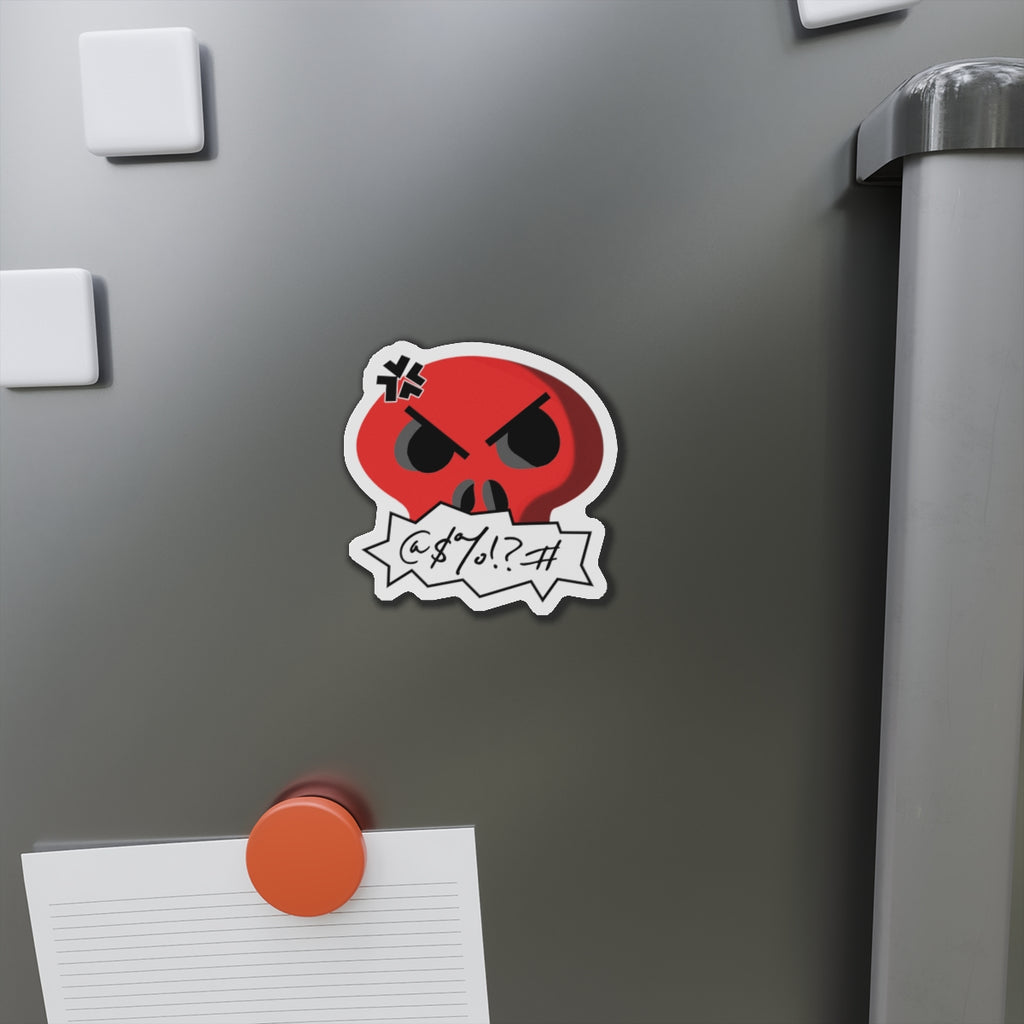 Cursing Skull Magnet