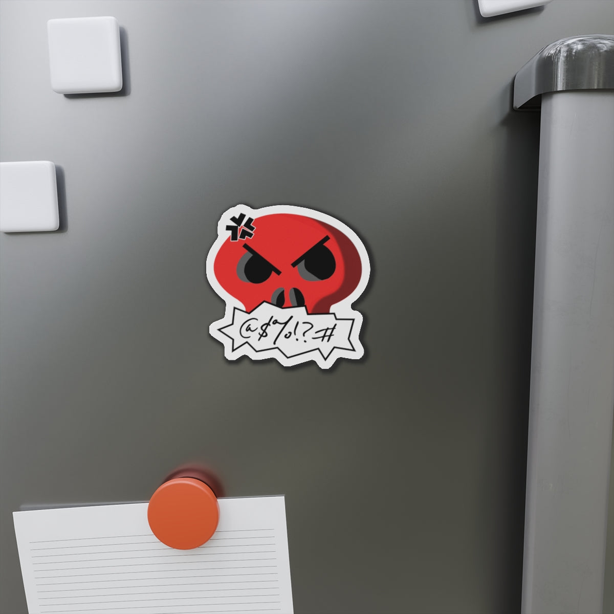 Cursing Skull Magnet
