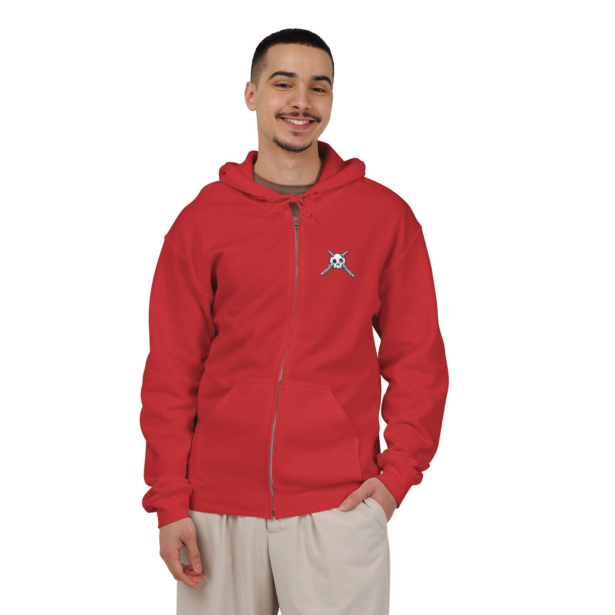 Trench Logo Zip Hoodie