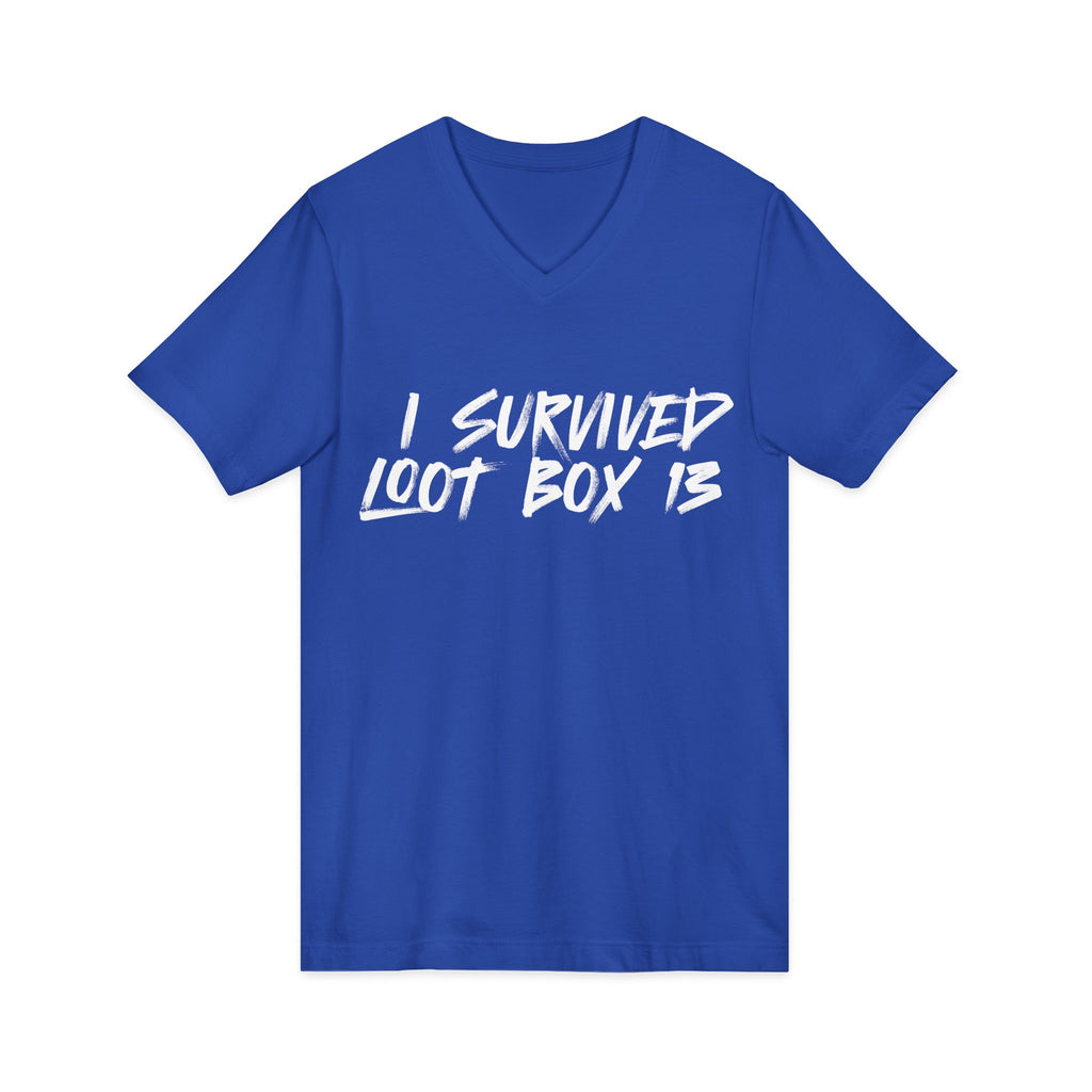 I Survived Loot Box 13 V-Neck Tee