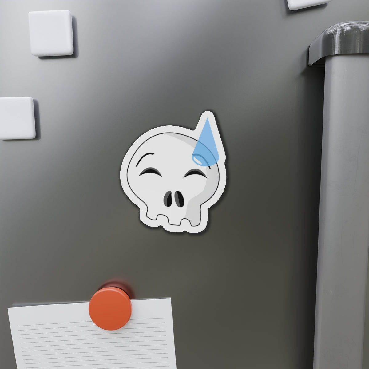 Nervous Sweating Skull Magnet