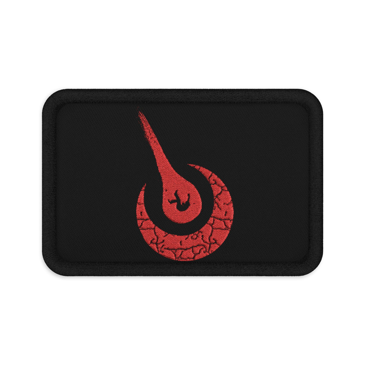 Maurice Africh Logo Embroidered Patch (Scarlet)
