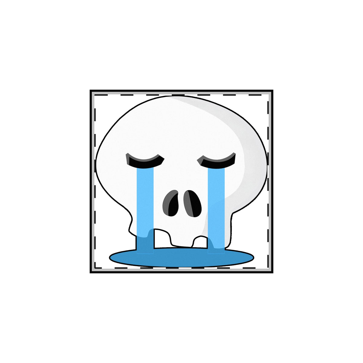 Crying Skull Pin