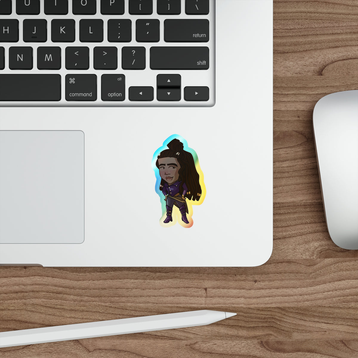 Minn Holographic Sticker (Chibi-Style)