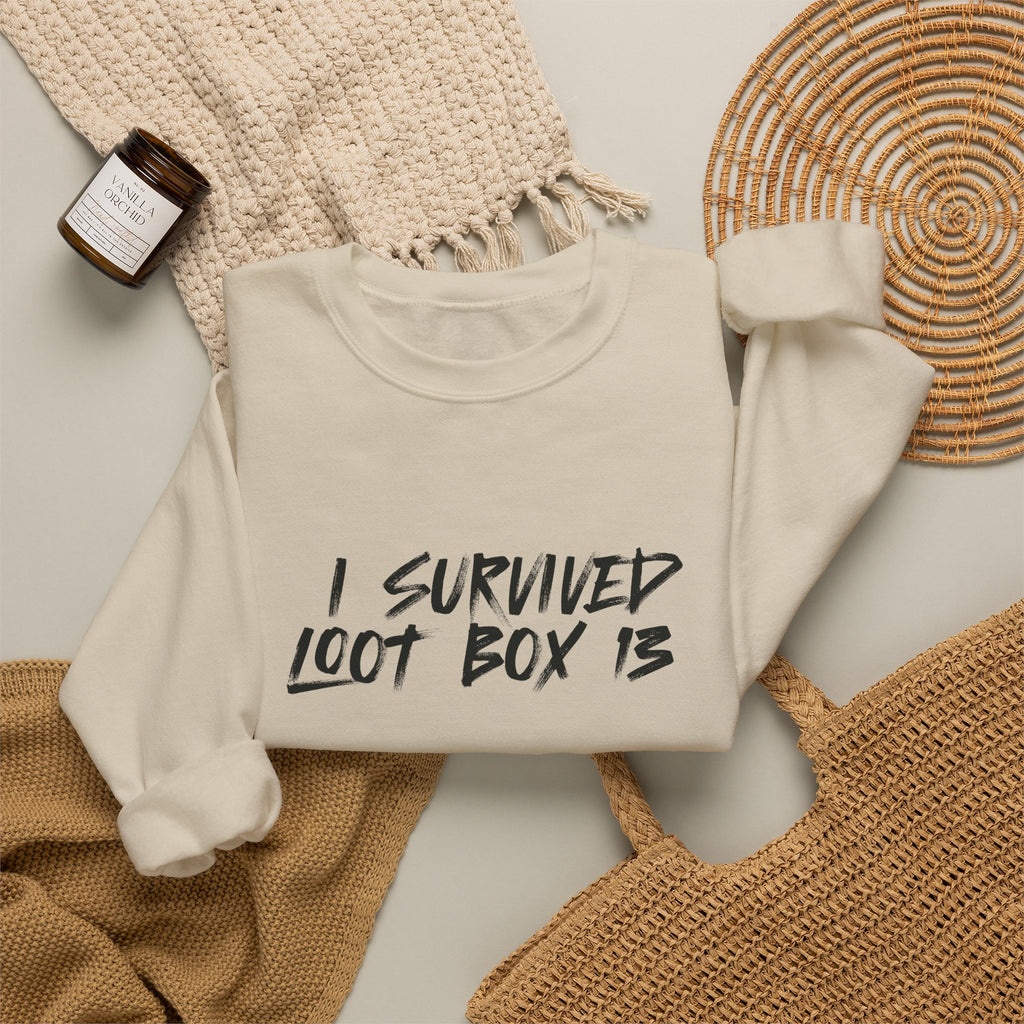 I Survived Loot Box 13 Crewneck Sweatshirt