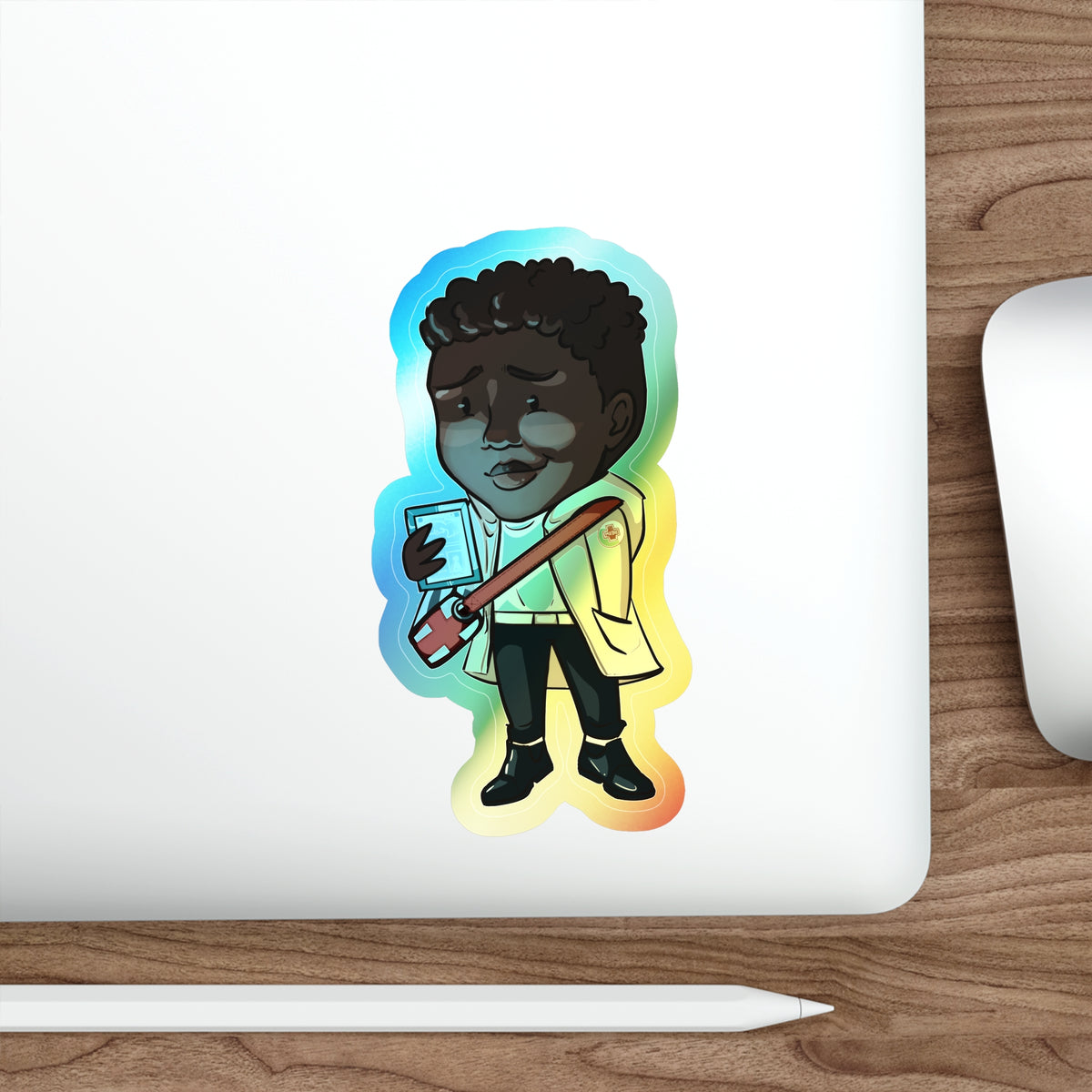Farlow Holographic Sticker (Chibi-Style)