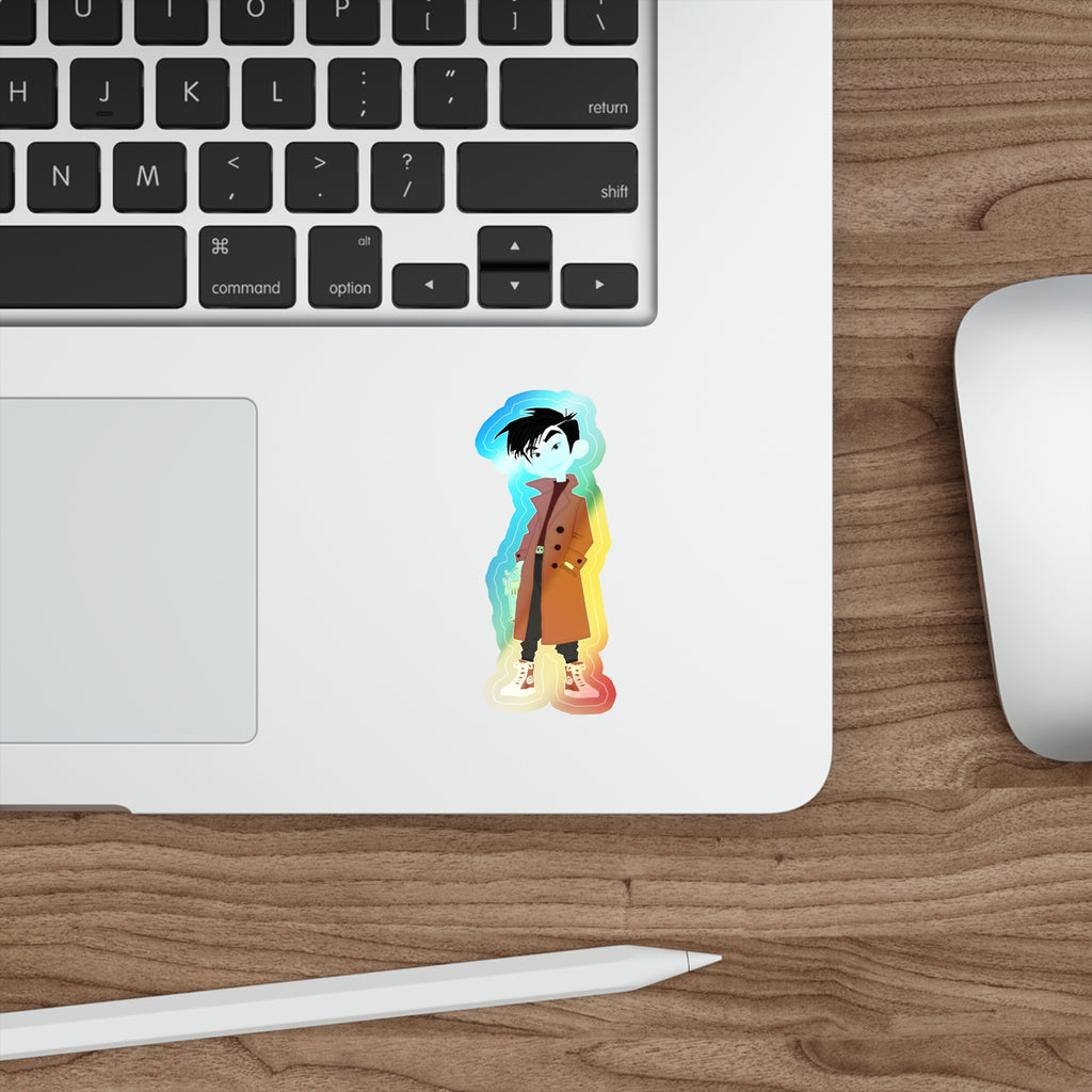 Grey Holographic Sticker (Kid Crew)