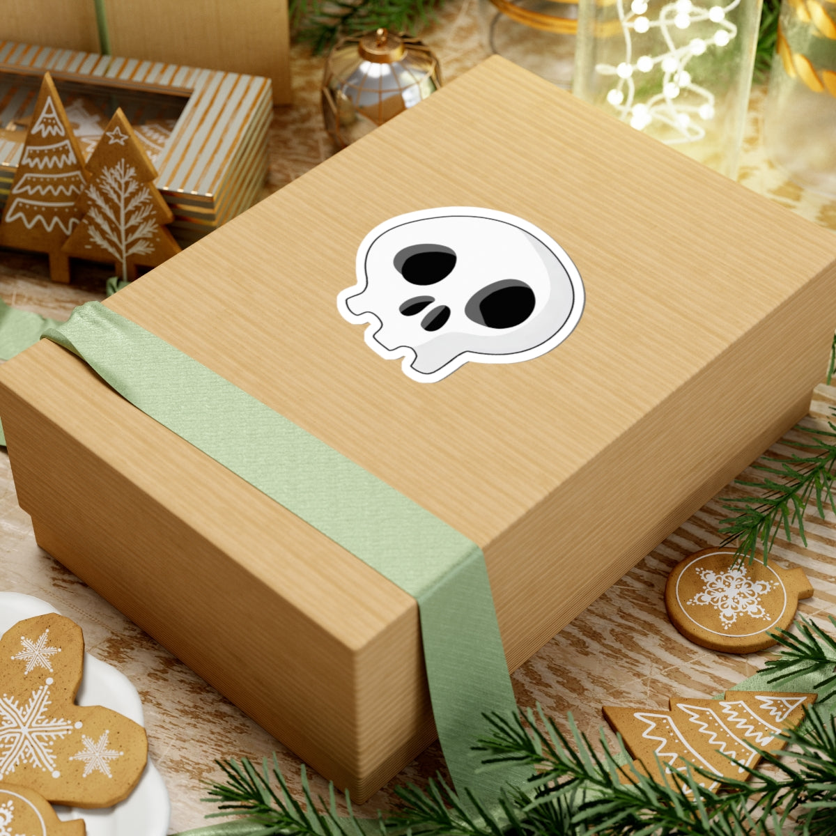 Trench Skull (No Jaw) Sticker