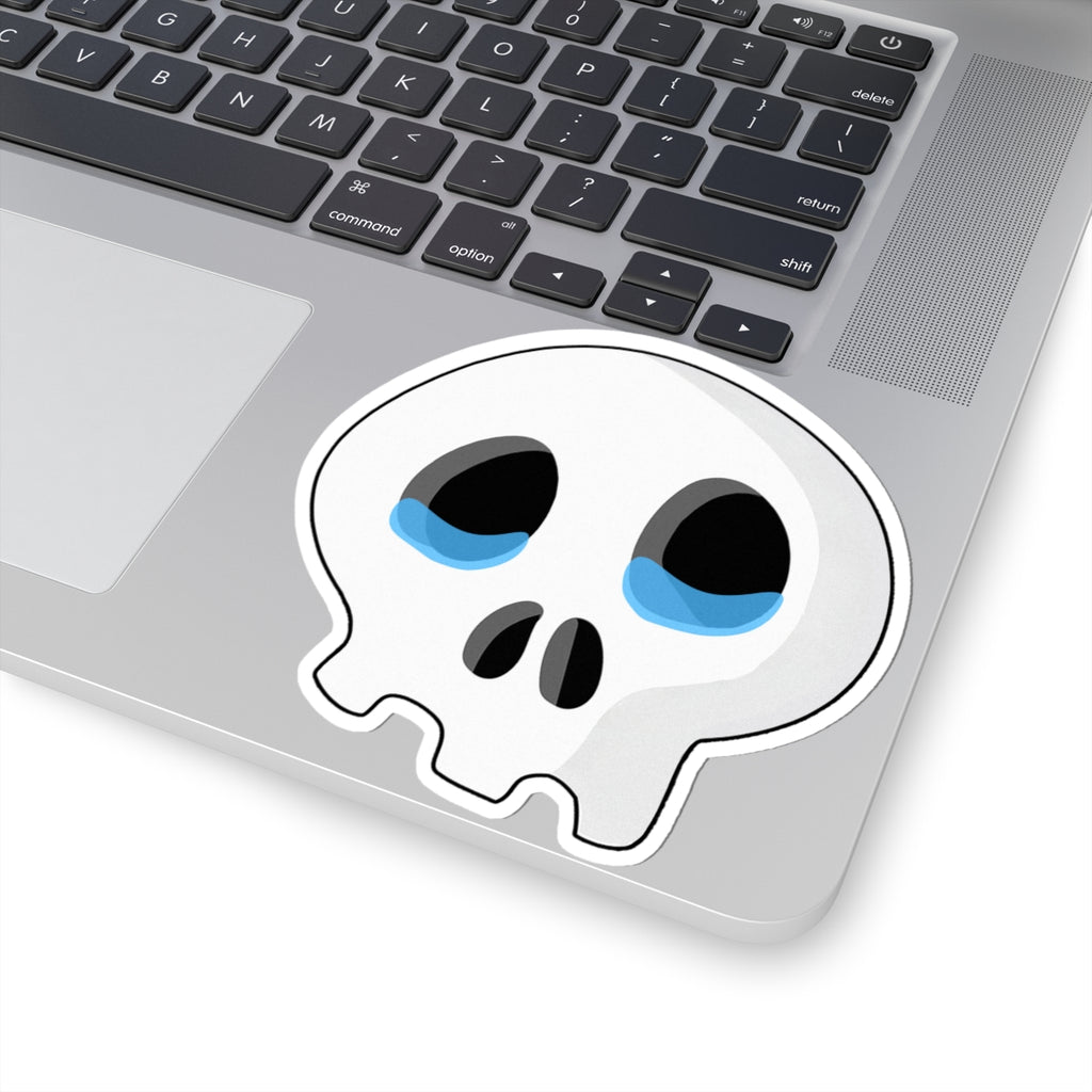 Sad Tears Skull Sticker